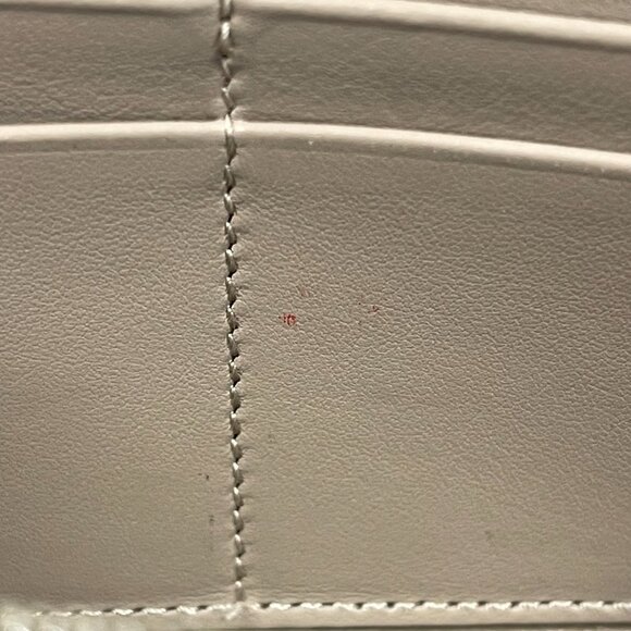 FENDI Peekaboo Leather Continental Wallet w/Turnlock - Greige - Preowned - Picture 15 of 15